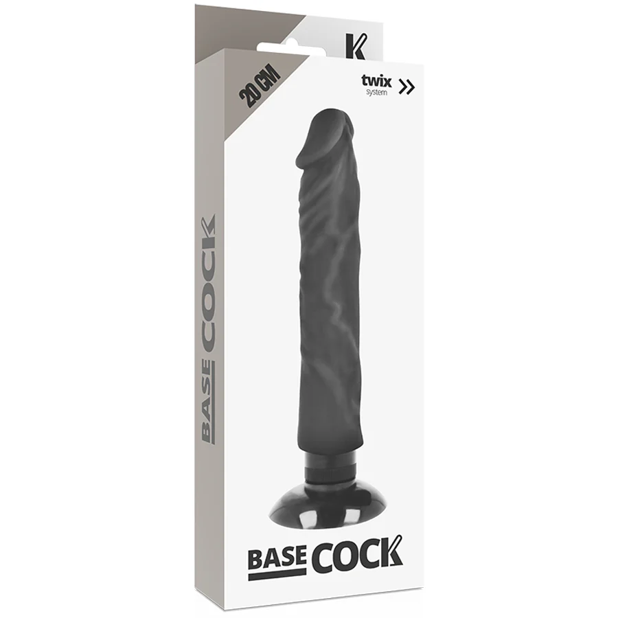 BASECOCK - VIBRADOR REALÍSTICO 2-1 NATURAL 20 CM -O- 4 CM - Image 23
