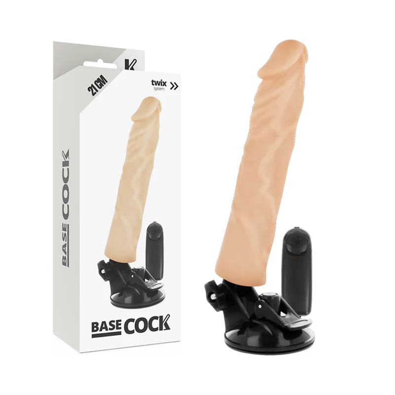 BASECOCK - VIBRADOR REALÍSTICO CONTROLE REMOTO NATURAL 21 CM -O- 4 CM - Image 5