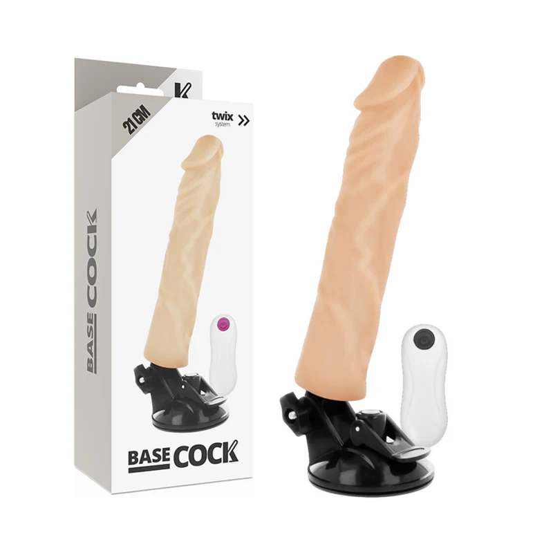 BASECOCK - VIBRADOR REALÍSTICO CONTROLE REMOTO NATURAL 21 CM -O- 4 CM - Image 11
