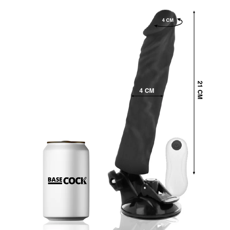 BASECOCK - VIBRADOR REALÍSTICO CONTROLE REMOTO NATURAL 21 CM -O- 4 CM - Image 9