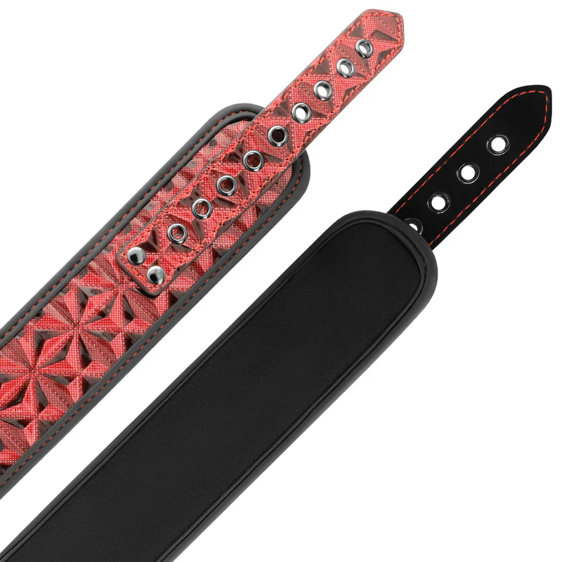 BEGME - COLAR EDIO VERMELHA COM BRAADEIRAS COM FORRO DE NEOPRENE - Image 3