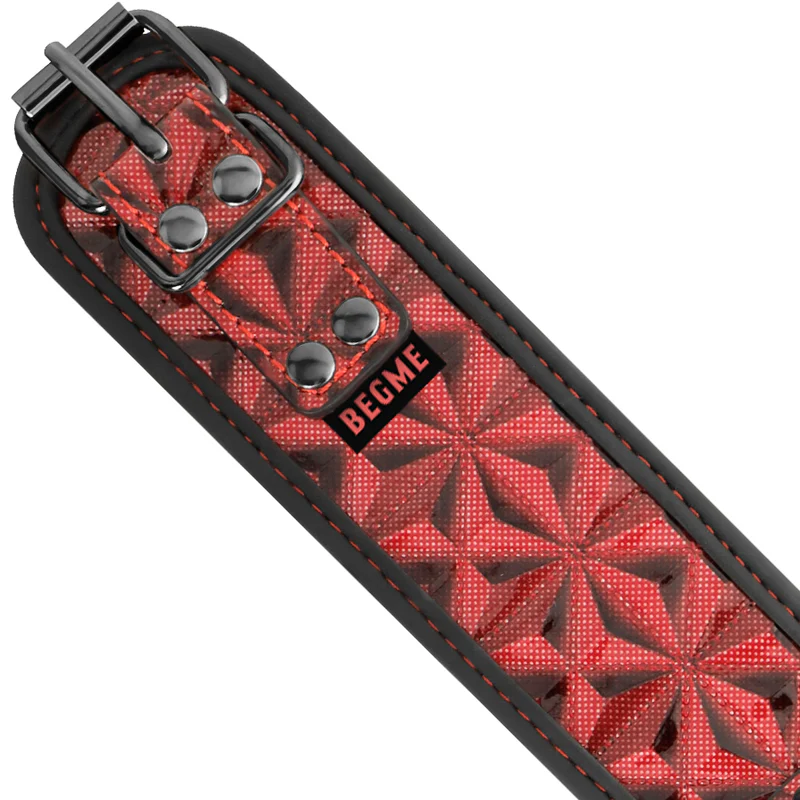 BEGME - COLAR EDIO VERMELHA COM BRAADEIRAS COM FORRO DE NEOPRENE - Image 5