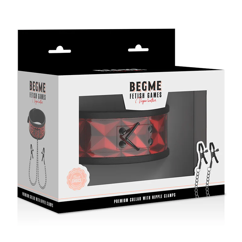 BEGME - COLAR EDIO VERMELHA COM BRAADEIRAS COM FORRO DE NEOPRENE - Image 7