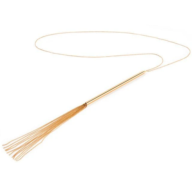 BIJOUX - COLAR / CHICOTE DE CORRENTE DE METAL MAGNÍFICO - Image 2