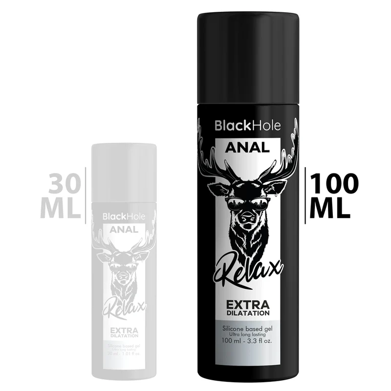 BLACK HOLE - GEL BASE DE SILICONE DILATAÇÃO ANAL 100 ML - Image 2
