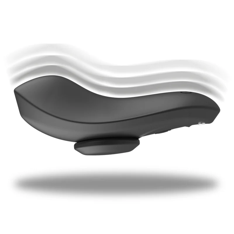 BLACK&SILVER - CALA VIBRADORA DE SILICONE RECARREGVEL PRESTON PRETA - Image 4