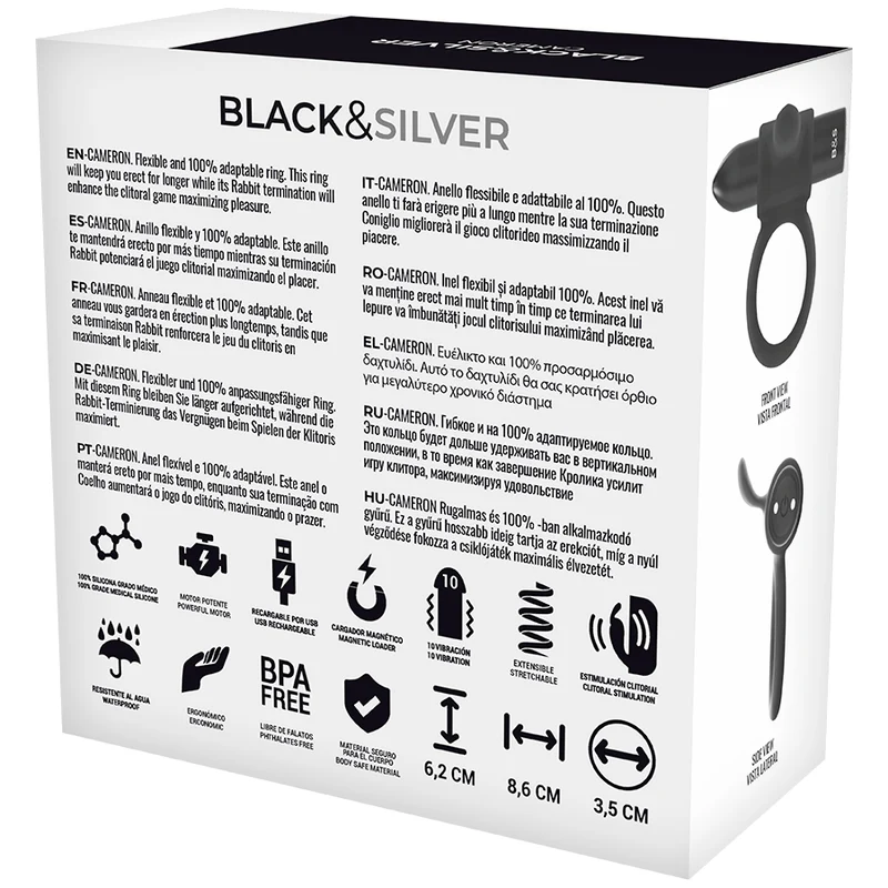 BLACK&SILVER - CAMERON CONTROLE REMOTO COCKRING WATCHME - Image 6