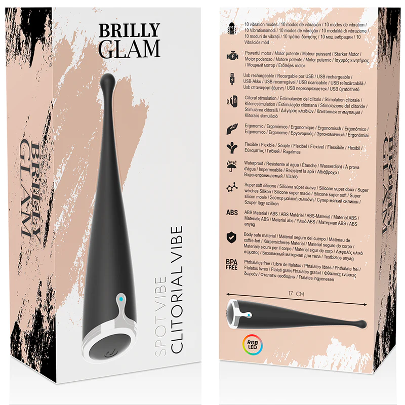 BRILLY GLAM - SPOT VIBE CLITORIAL PRETO - Image 10