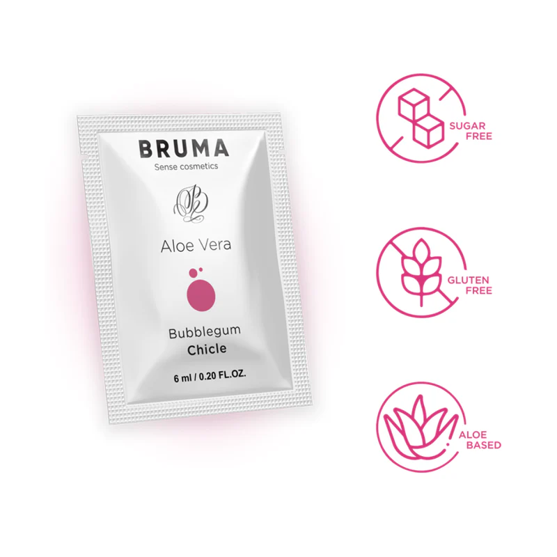 BRUMA - GEL DESLIZANTE DE ALOE VERA SABOR BUBBLEGUM 6 ML - Image 4