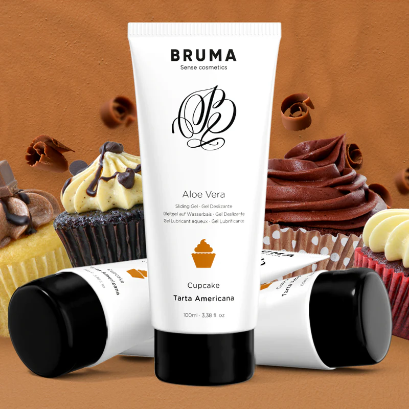 BRUMA - GEL DESLIZANTE DE ALOE VERA SABOR CUPCAKE 100 ML - Image 6