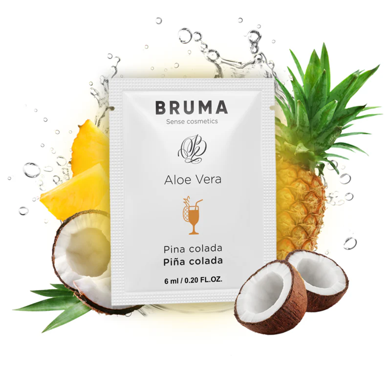 BRUMA - GEL DESLIZANTE DE ALOE VERA SABOR PINA COLADA 6 ML - Image 2