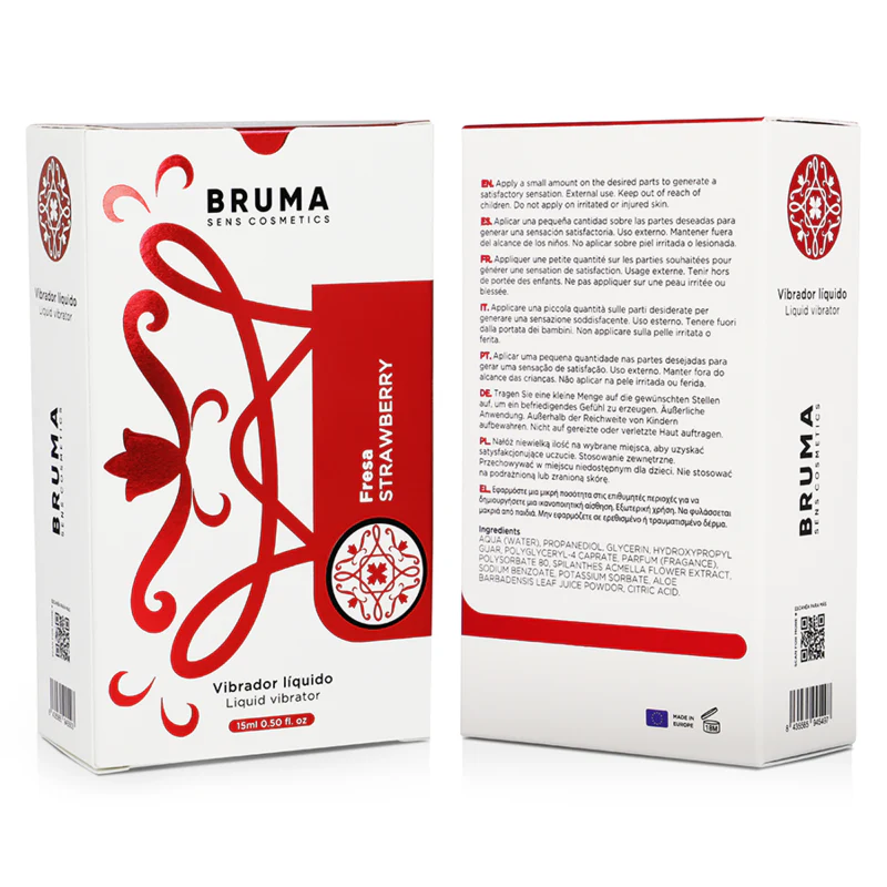 BRUMA - VIBRADOR LÍQUIDO ULTRA DESLIZANTE MORANGO 15 ML - Image 7