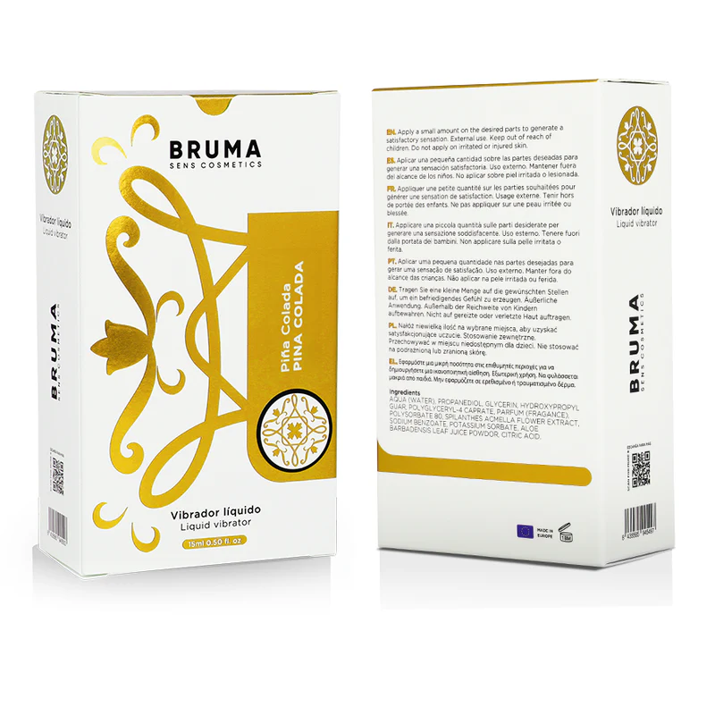 BRUMA - VIBRADOR LÍQUIDO ULTRA DESLIZANTE PINA COLADA 15 ML - Image 7