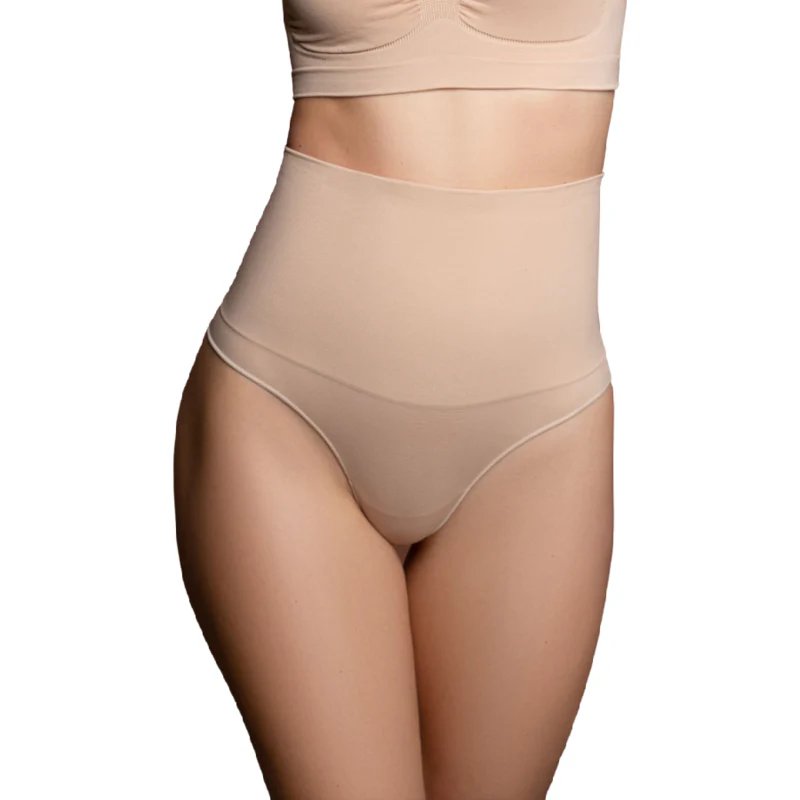 BYE-BRA - FAJA SIN COSTURAS ESTILO TANGA BEIGE TALLA M - Image 18