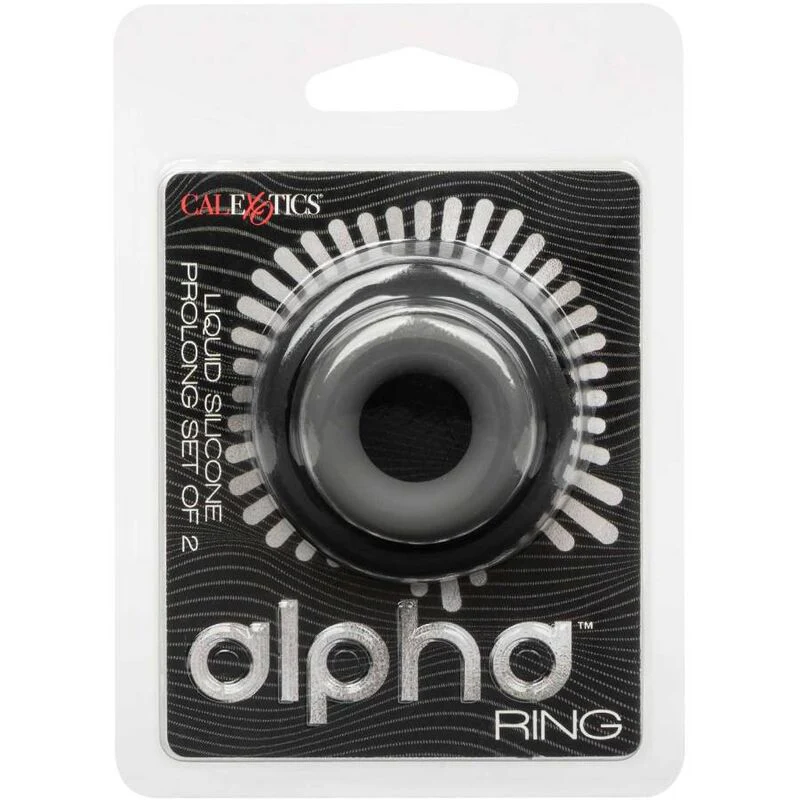 CALEXOTICS - ALPHA CONJUNTO PROLONG DE 2 ANÉIS CINZA - Image 2
