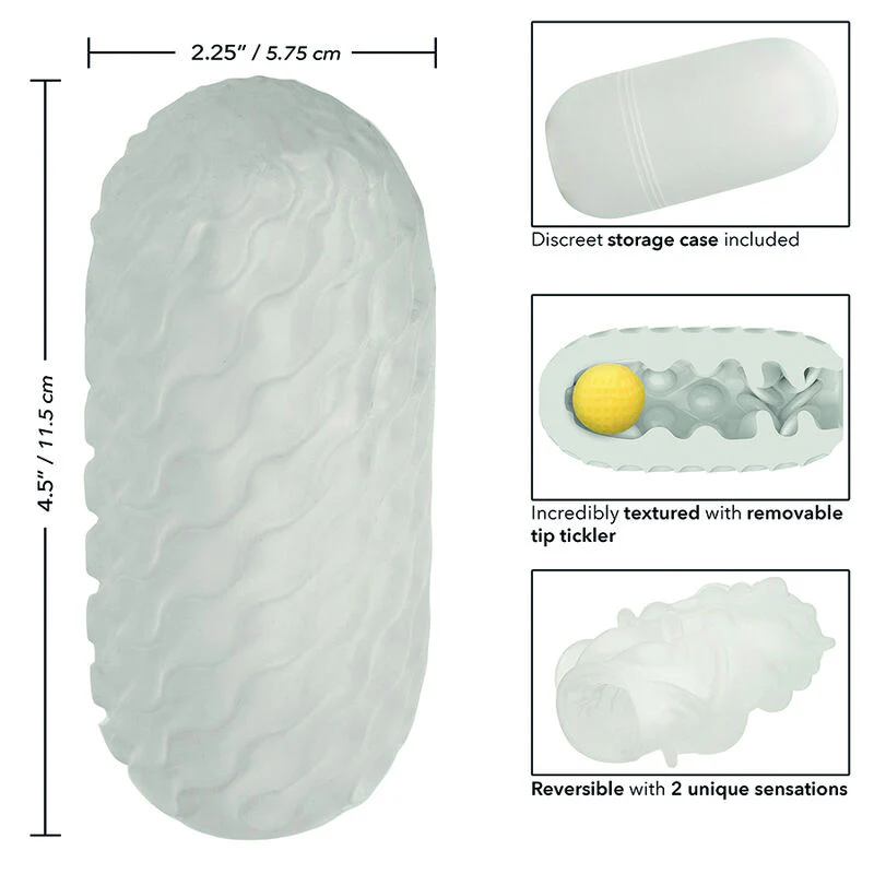 CALEXOTICS - BOUNDLESS REVERSÍVEL SQUISHY BALL STROKE CINZA - Image 11