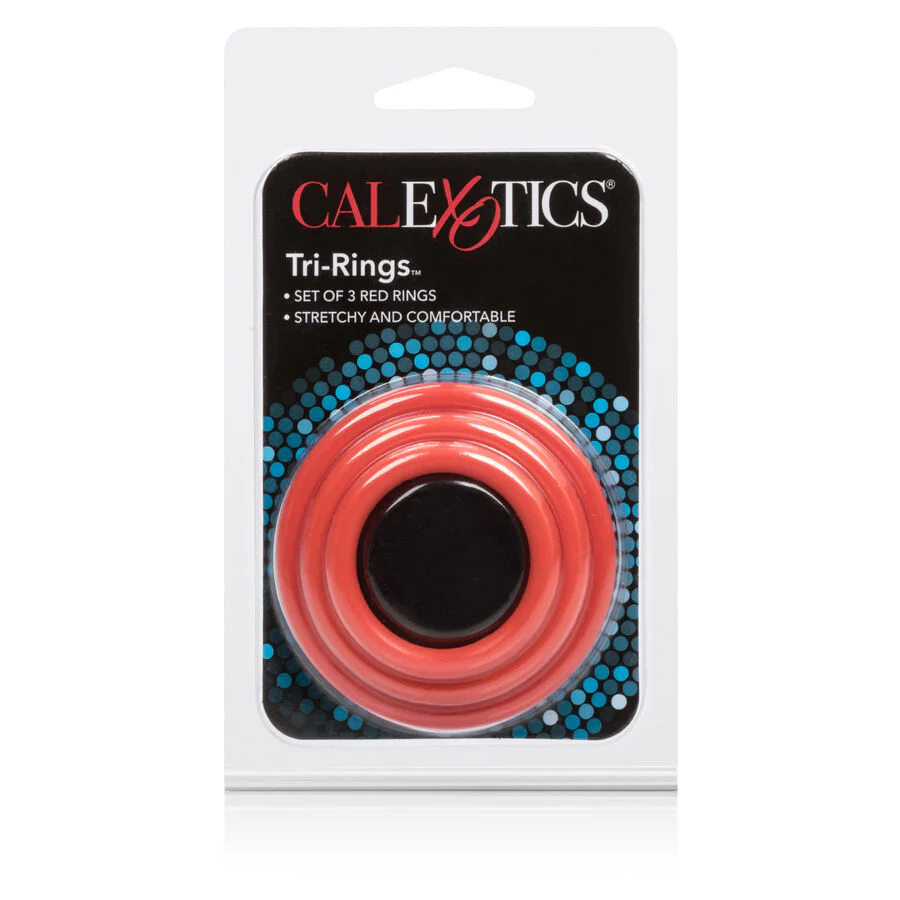 CALEXOTICS - CONJUNTO DE TRI-ANÉIS VERMELHO - Image 4