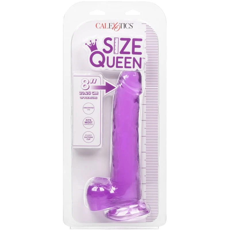 CALEXOTICS - DILDO QUEEN TAMANHO ROXO 20.3 CM - Image 7
