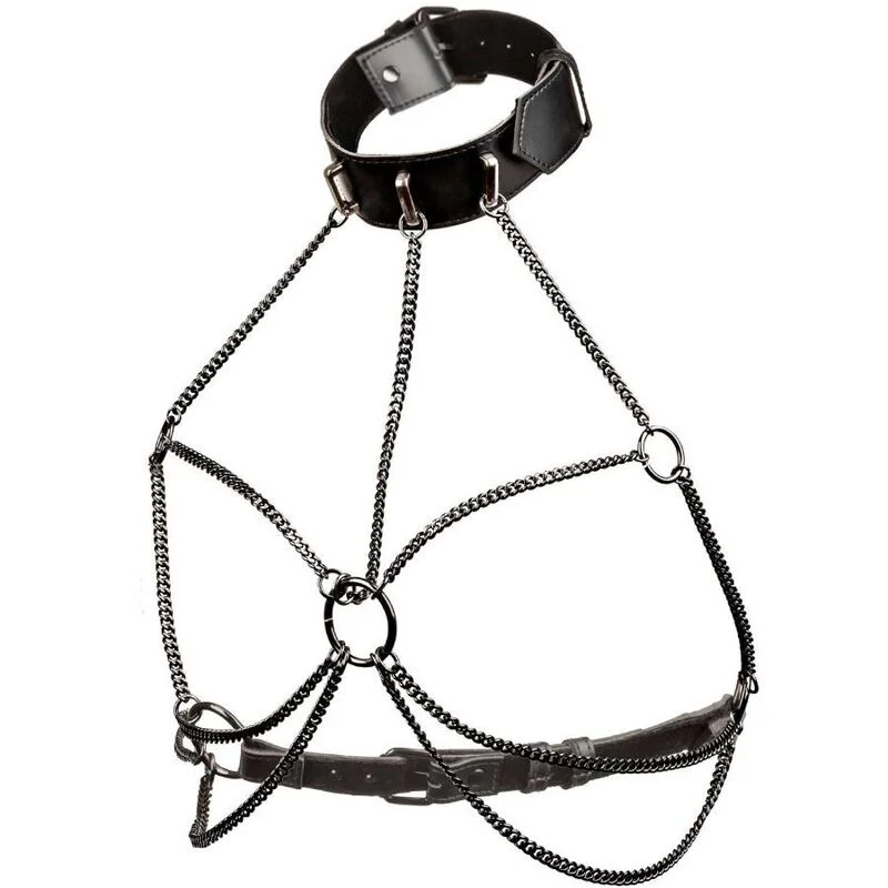 CALEXOTICS - EUPHORIA PLUS SIZE MULTI CHAIN COLLAR ARNÊS - Image 4