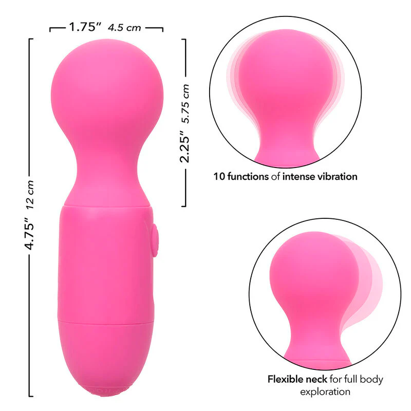 CALEXOTICS - FIRST TIME MASSAGEADOR RECARREGÁVEL 10 VIBRAÇÕES ROSA - Image 8