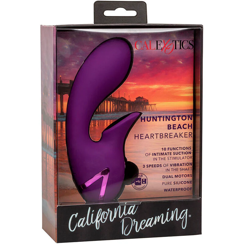 CALEXOTICS - HUNTINGTON BEACH HEARTBREAKER ESTIMULADOR E SUCKER ROXO POR CALIFORNIA DREAMING - Image 14