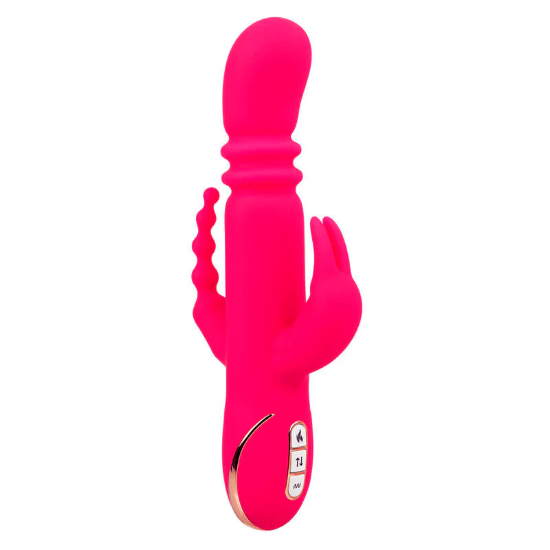 CALEXOTICS - JACK FANTASY VIBRADOR TRIPLO AQUECIDO COELHO ROSA - Image 2