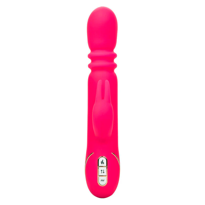 CALEXOTICS - JACK FANTASY VIBRADOR TRIPLO AQUECIDO COELHO ROSA - Image 4