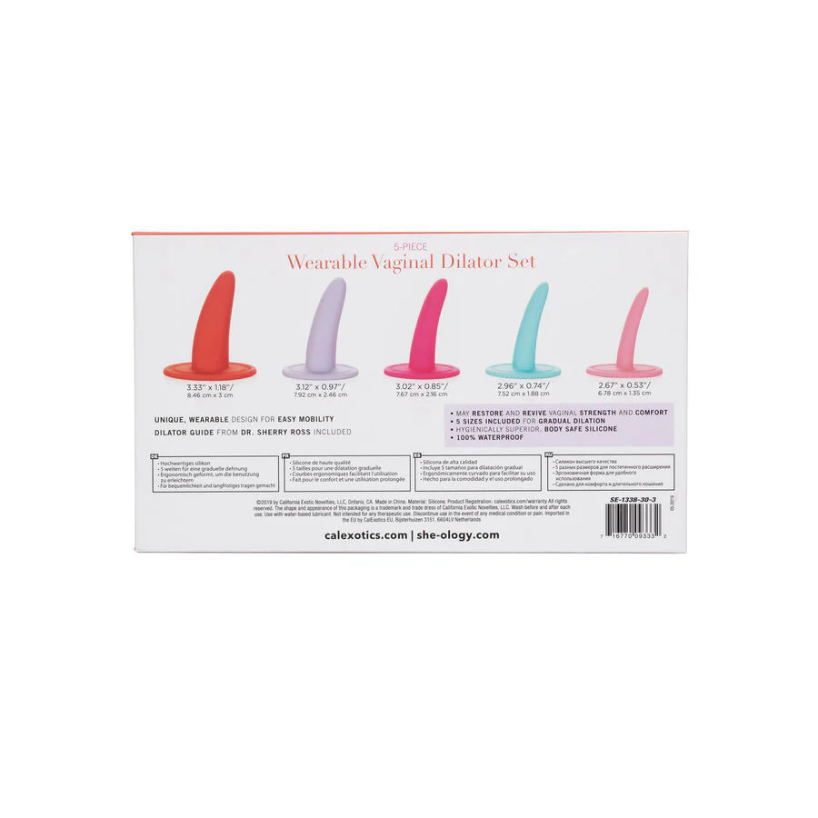 CALEXOTICS - KIT 5 PCS DILATADORES VAGINAIS OU ANAIS MULTICOLOR - Image 6