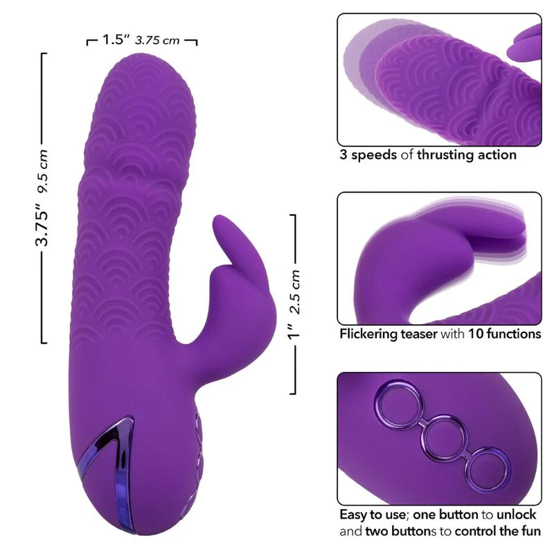 CALEXOTICS - MANHATTAN BEACH MARVEL VIBRADOR COELHO ROXO POR CALIFORNIA DREAMING - Image 7