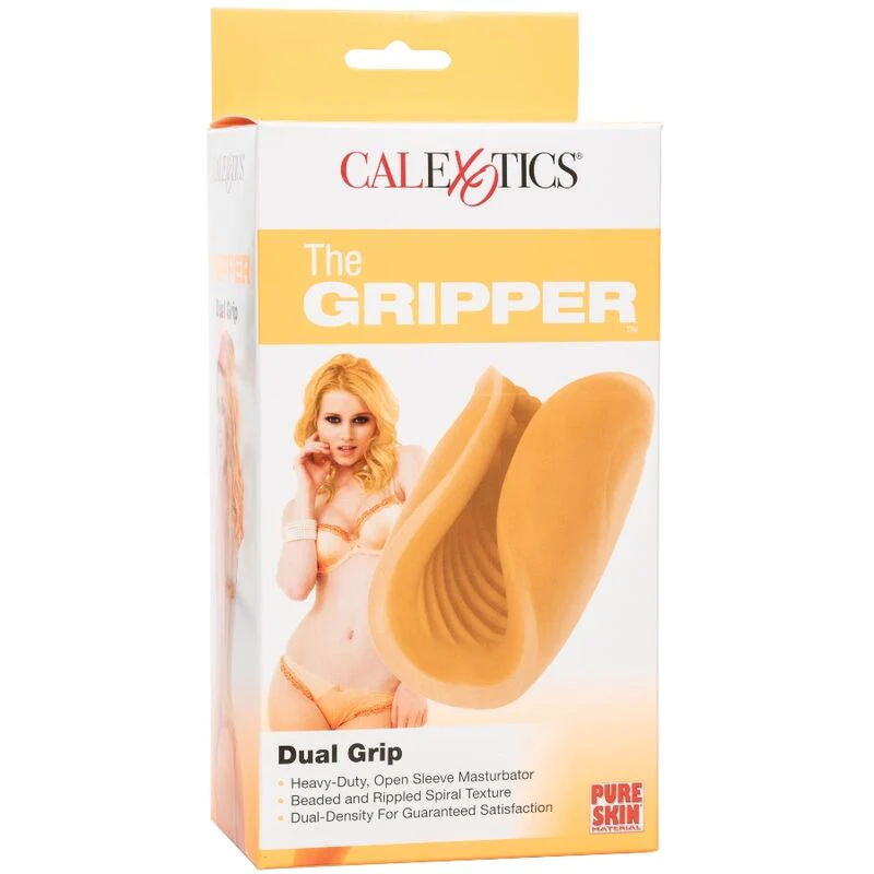 CALEXOTICS - MASTURBADOR BEADED GRIP LARANJA - Image 10