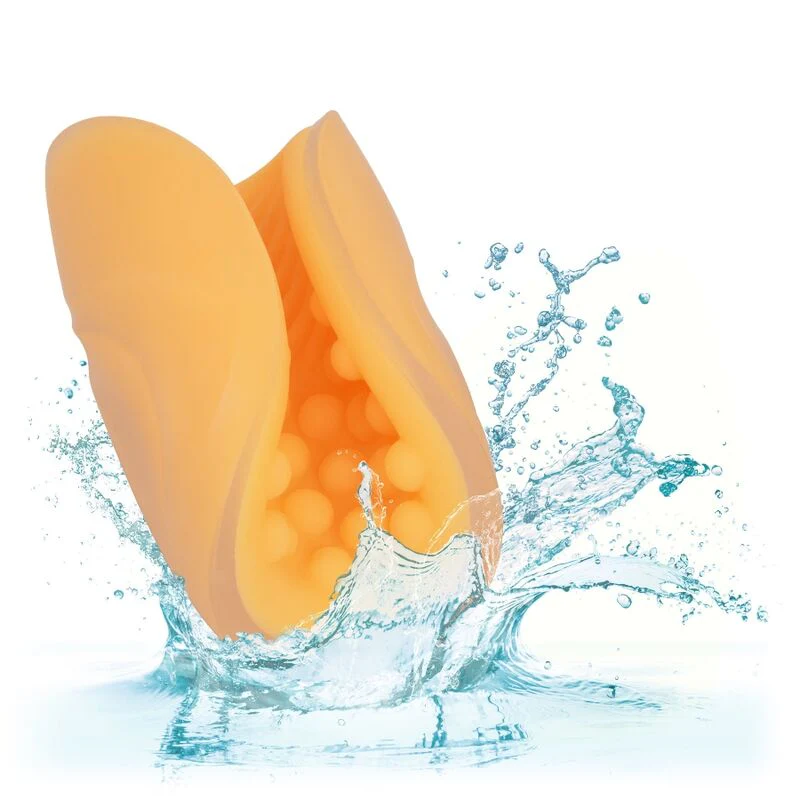 CALEXOTICS - MASTURBADOR BEADED GRIP LARANJA - Image 9