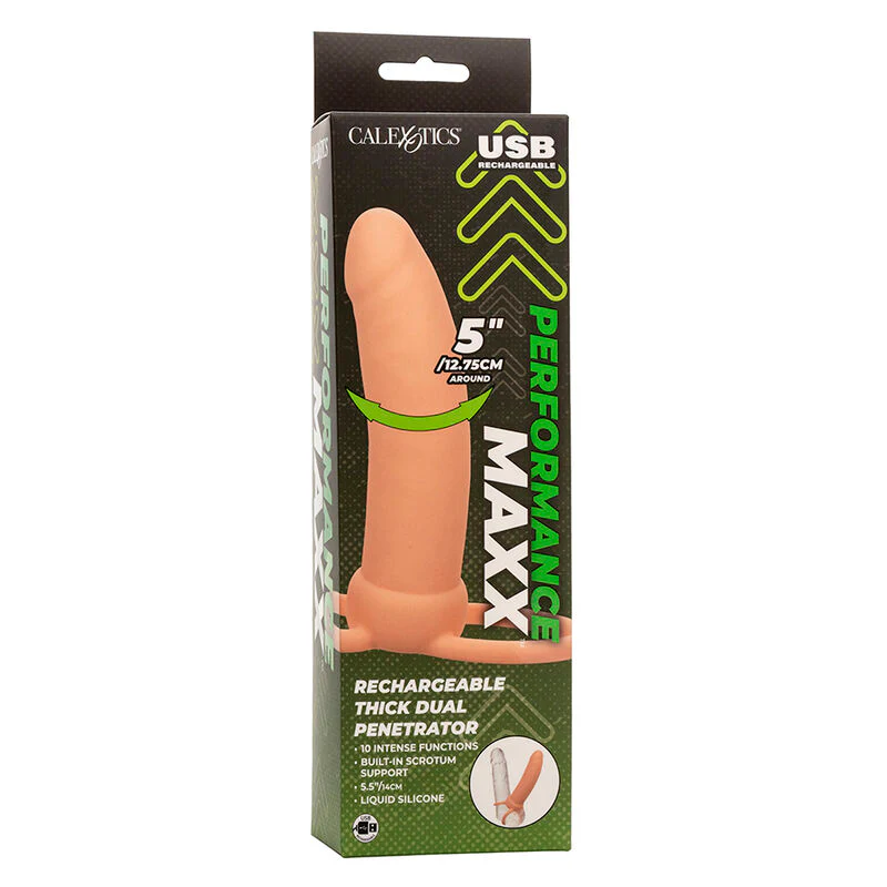 CALEXOTICS - MAXX THICK DUAL PENETRATOR 10 VIBRAÇÕES CARNE - Image 11