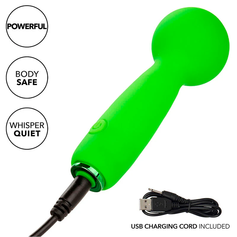 CALEXOTICS - NEON VIBES BUBBLY VIBE O MINI MASSAGEADOR 10 VIBRAÇÕES VERDE - Image 8