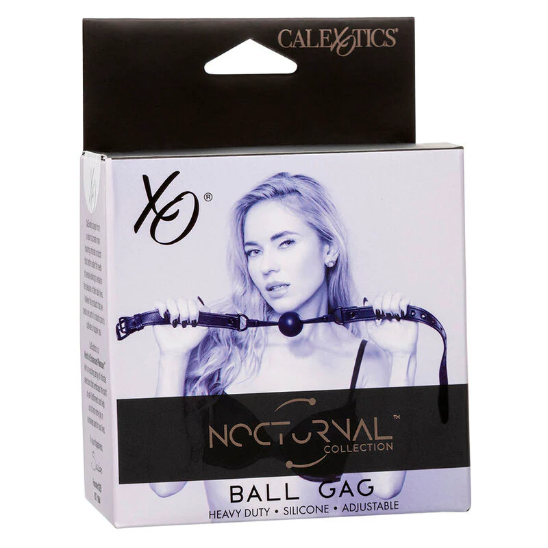 CALEXOTICS - NOCTURNAL MORDAÇA DE BOLA SILICONE PRETO - Image 7