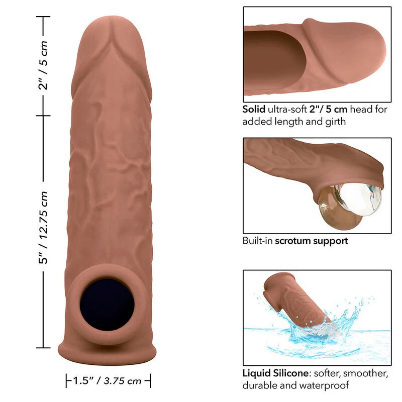 CALEXOTICS - PERFORMANCE MAXX LIFE-LIKE EXTENSION 7 PELE MARROM - Image 11