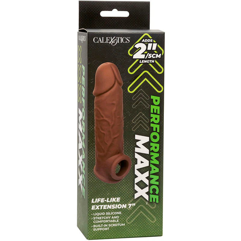 CALEXOTICS - PERFORMANCE MAXX LIFE-LIKE EXTENSION 7 PELE MARROM - Image 12