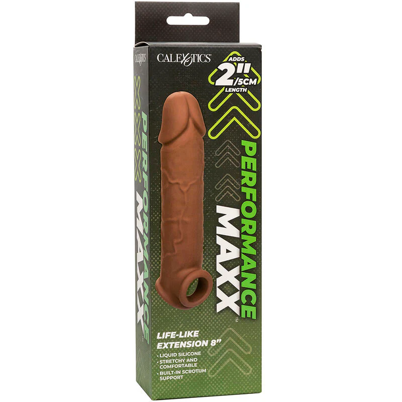 CALEXOTICS - PERFORMANCE MAXX LIFE-LIKE EXTENSION 8 PELE MARROM - Image 12