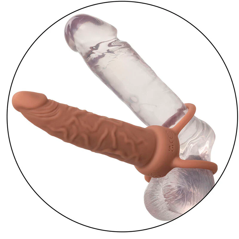 CALEXOTICS - PERFORMANCE MAXX RECARREGVEL DUPLO PENETRADOR PELE MARROM - Image 10