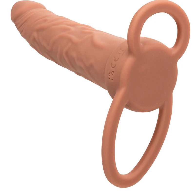 CALEXOTICS - PERFORMANCE MAXX RECARREGVEL DUPLO PENETRADOR PELE MARROM - Image 8