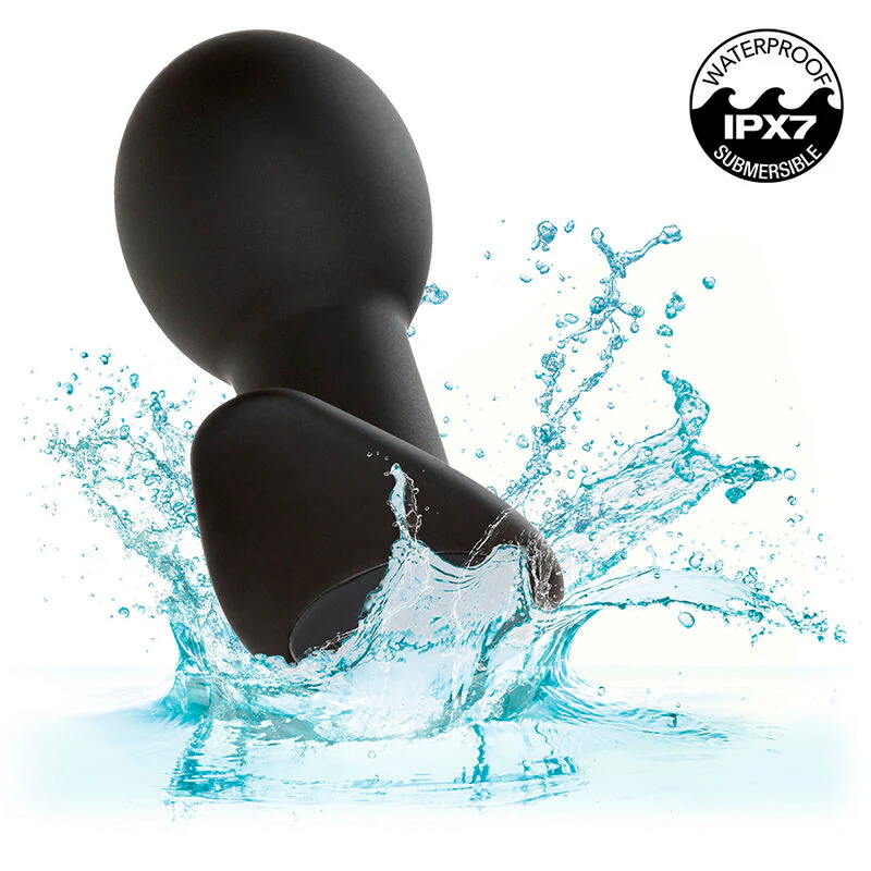 CALEXOTICS - ROCK BOTTOM PLUG ANAL 10 VIBRAÇÕES SILICONE PRETO - Image 9