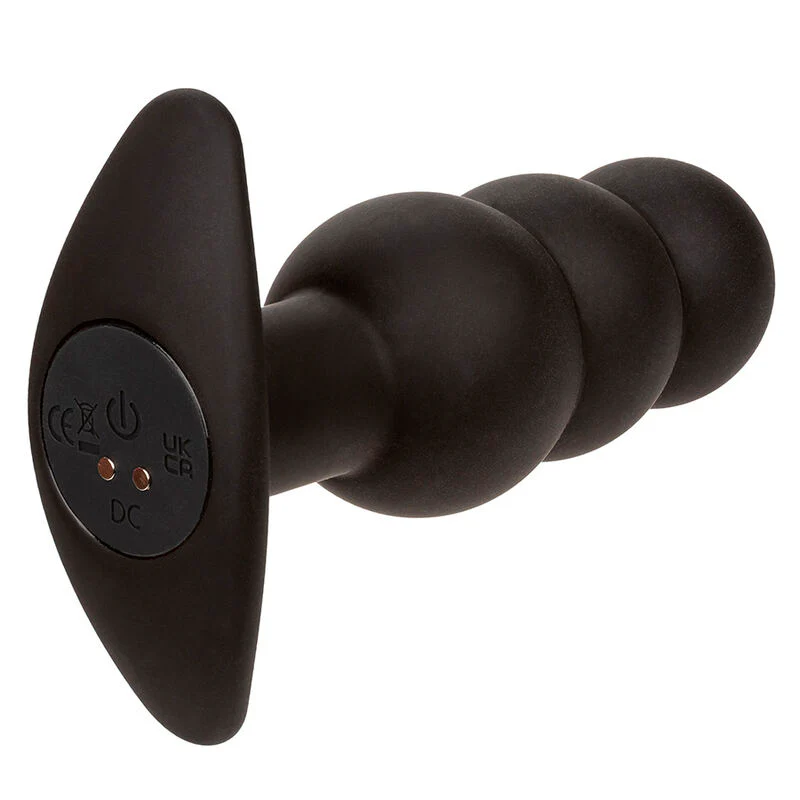 CALEXOTICS - ROCK BOTTOM PLUG ANAL COM ESFERAS 10 VIBRAÇÕES SILICONE PRETO - Image 4