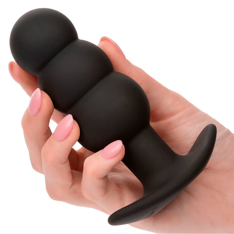 CALEXOTICS - ROCK BOTTOM PLUG ANAL COM ESFERAS 10 VIBRAÇÕES SILICONE PRETO - Image 6
