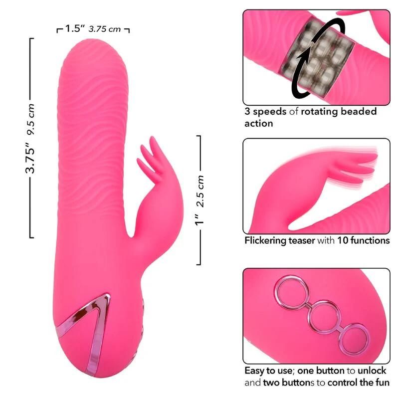CALEXOTICS - SACRAMENTO SWEETIE VIBRADOR COELHO ROSA POR CALIFORNIA DREAMING - Image 7