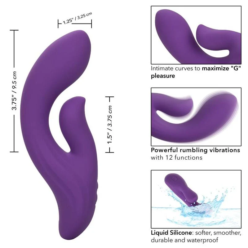 CALEXOTICS - STELLA DUAL PLEASER VIOLETA - Image 3