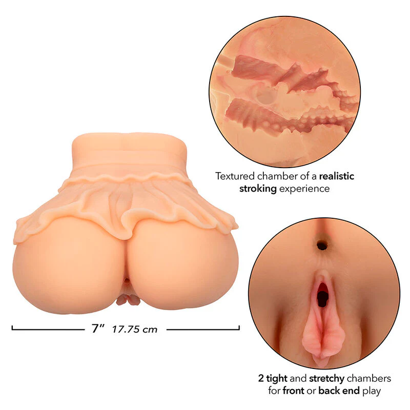 CALEXOTICS - THE PEEP SHOW GIRL DUPLO MASTURBADOR REALISTA CARNE - Image 8