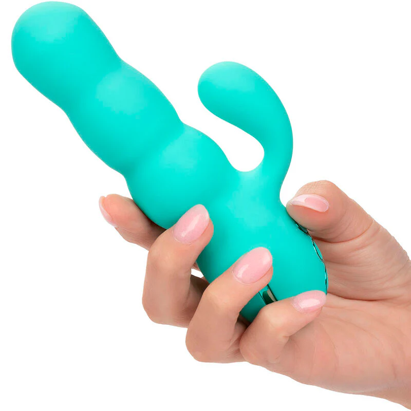CALEXOTICS - VIBRADOR DEL MAR DIVA RABBIR AQUA GREEN POR CALIFORNIA DREAMING - Image 7