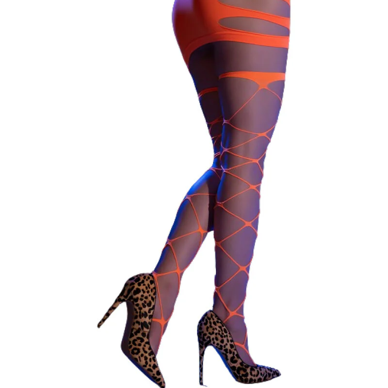 CHILIROSE - CR 4264 MEDIAS CABARET BLANCO S/M - Image 6