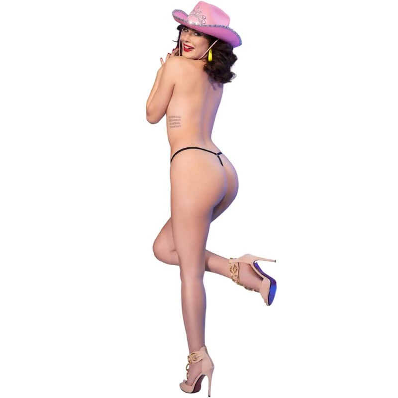 CHILIROSE - CR 4836 TANGA KISS ME PRETA S/M - Image 6