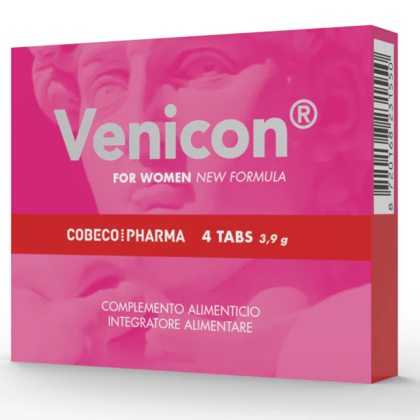 COBECO - VENICON SUPLEMENTO PARA LIBIDO FEMININO 4 CÁPSULAS