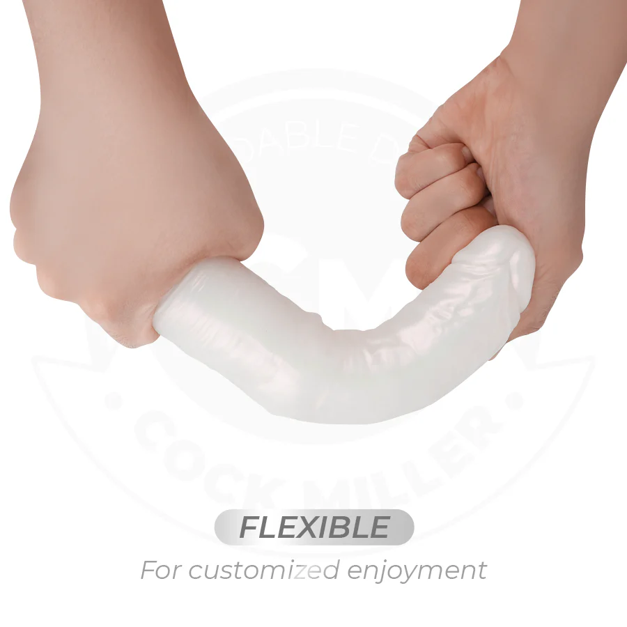 COCK MILLER - DILDO COM VENTOSA, LUZES E VIBRAÇÃO COM CONTROLE REMOTO BRANCO 19,5 CM - Image 3